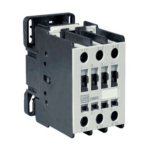 Imagem Produto CONTATOR PRINCIPAL TRIPOLAR 32A 3NA 220VCA 50/60HZ  CWM32-00-30D23 - WEG