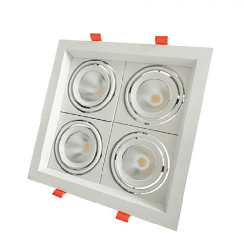 Imagem do produto LUMINARIA SPOT LED EMBUTIR COM 4 LAMPADAS LED 7W 2240L 3000K A 6500K BRANCA - AVANT
