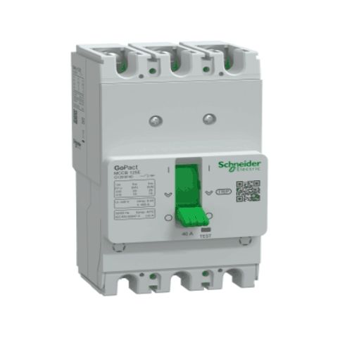 Imagem Produto DISJUNTOR CAIXA MOLDADA 3 POLOS 40A 15KA 415VAC - SCHNEIDER INDUSTRIAL