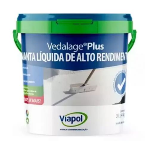 Imagem Produto MANTA LIQUIDA PREMIUM BRANCA 4KG (VEDALAGE PLUS) - VIAPOL