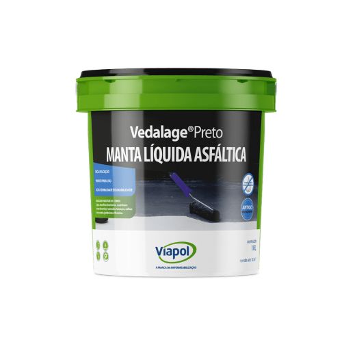 Imagem Produto MANTA LIQUIDA PRETA 18 LITROS (18 KG) (VEDALAGE) - VIAPOL