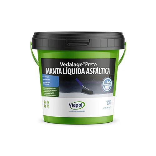 Imagem Produto MANTA LIQUIDA PRETA 3,6 LITROS (3,6 KG) (VEDALAGE) - VIAPOL