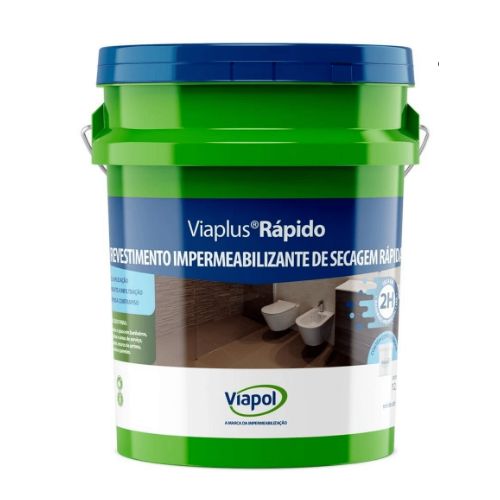 Imagem Produto REVESTIMENTO IMPERMEABILIZANTE SECAGEM RAPIDA 12,5KG (VIAPLUS RAPIDO) - VIAPOL