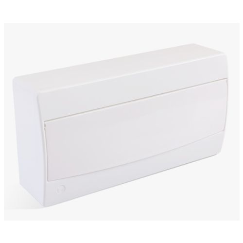 Imagem Produto CD PVC SOBREPOR 18 DISJUNTORES DIN BRANCO PORTA FUME - BET PLASTICOS