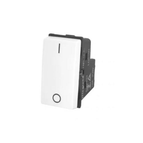 Imagem Produto MODULO INTERRUPTOR BIPOLAR SIMPLES 10A/250V BRANCO POP - PIAL