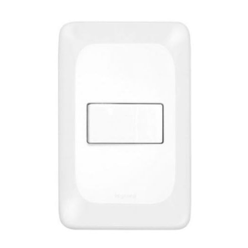 Imagem Produto INTERRUPTOR EMBUTIR 1 TECLA PARALELA 10A HORIZONTAL BRANCO COMPLETO POP - PIAL