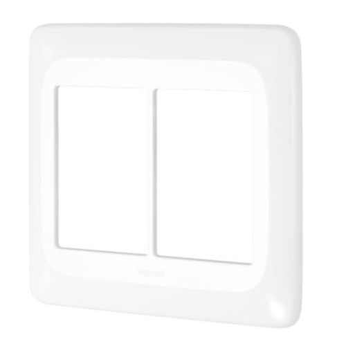 Imagem Produto PLACA 4X4 COM 3+3 ESPACOS BRANCA COM SUPORTE POP - PIAL