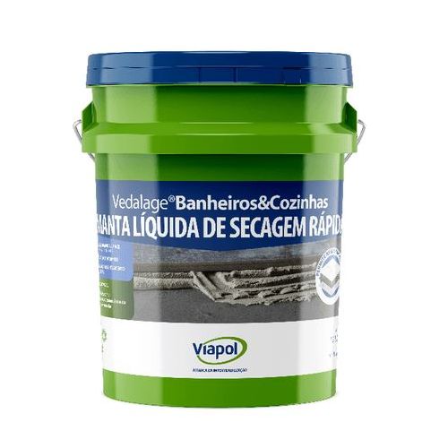 Imagem Produto MANTA LIQUIDA SECAGEM RAPIDA BRANCA 12KG (VEDALAGE BANHEIROS E COZINHAS) - VIAPOL