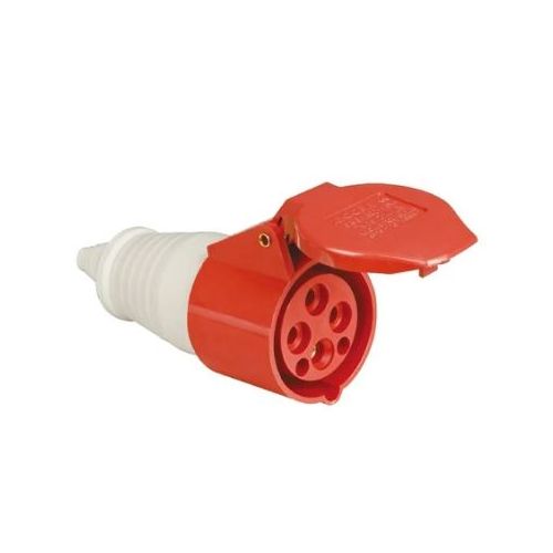 Imagem do produto ACOPLAMENTO BLINDADO EXTENSAO 4 POLOS 32A 200/250VCA 6H VERMELHO IP44 CIWD-32P4H6E53 - WEG