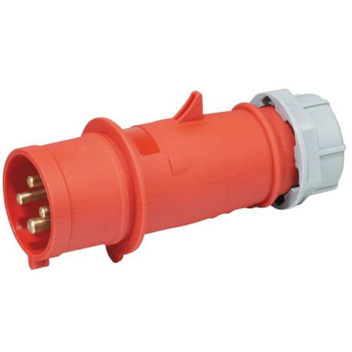 Imagem Produto PLUG BLINDADO MACHO 4 POLOS 16A 380/440V 6H VERMELHO IP44 PIW-16P4H6E53 - WEG