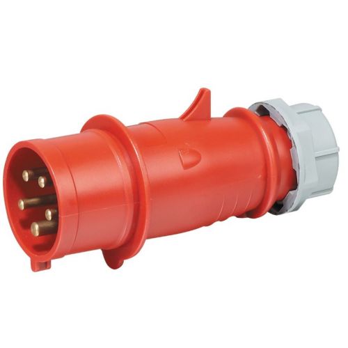 Imagem Produto PLUG BLINDADO MACHO 5 POLOS 16A 380/440V 6H VERMELHO IP44 PIW-16P5H6E53 - WEG