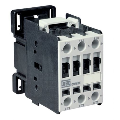Imagem Produto CONTATOR TRIPOLAR 25A 1NA1NF 24VCA 60HZ CWM25-11-30V04 - WEG