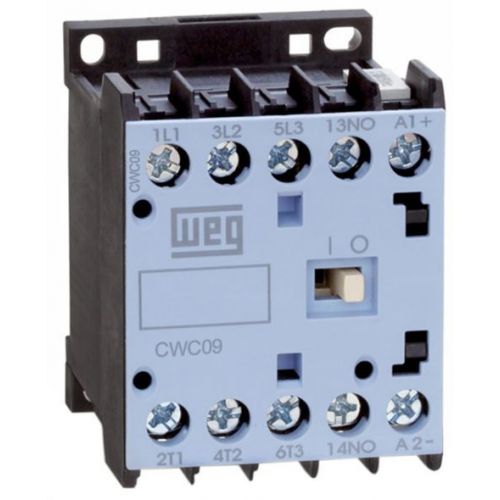 Imagem Produto MINI CONTATOR 9A 1NA 24VCA 50/60HZ CWC09-10-30D02 - WEG