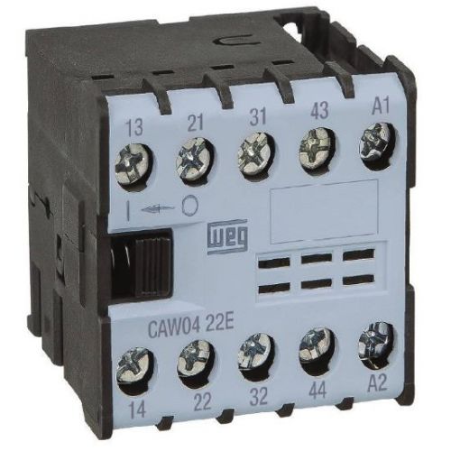 Imagem Produto MINI CONTATOR 6A 3NA1NF 24V CAW04-31-00V05 - WEG