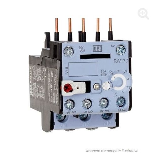 Imagem Produto RELE SOBRECARGA 1,2-1,8A P/CONTATORAS CWC07-16, CW07 RW17-1D3-D018 - WEG
