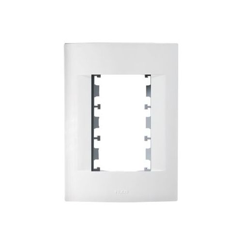 Imagem Produto PLACA 4X2 COM 3 ESPACOS HORIZONTAL BRANCA COM SUPORTE SUBLIME - PEZZI