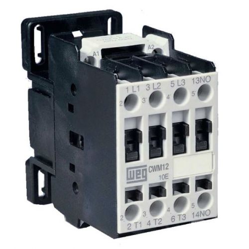 Imagem Produto CONTATOR PRINCIPAL TRIPOLAR 18A 1NA 220VCA 50/60HZ CWM18-10-30D23 - WEG