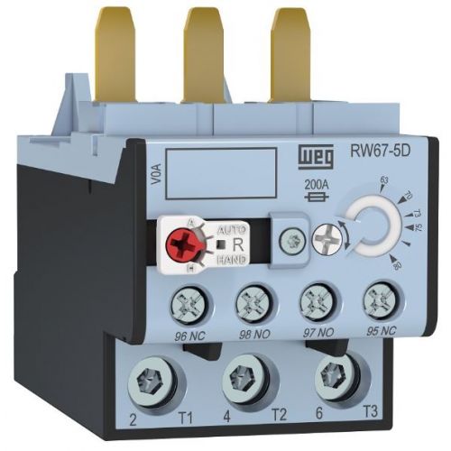 Imagem Produto RELE SOBRECARGA 32-50A P/CONTATORA CWB40-80 RW67-5D3-U050 - WEG