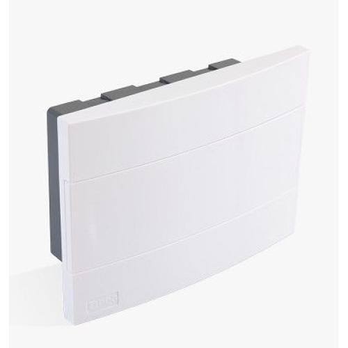Imagem Produto CD PVC EMBUTIR 12/14 DISJUNTORES DIN BRANCO PORTA BRANCA SLIM - DDG
