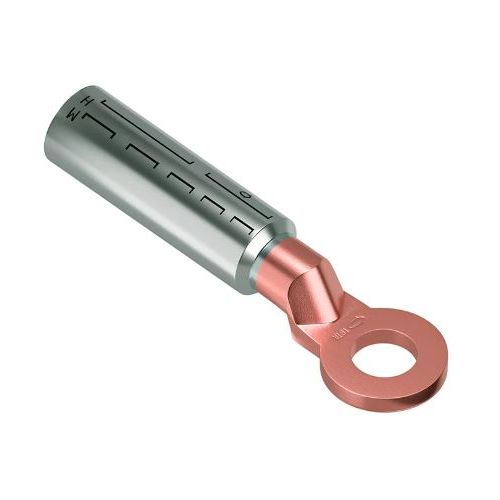 Imagem Produto TERMINAL COMPRESSAO SIMPLES BIMETALICO P/CABO 70MM FURO 10MM - INTELLI