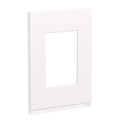 Imagem Produto PLACA 4X2 COM 3 ESPACOS VERTICAL BRANCA COM SUPORTE FENIX - SCHNEIDER