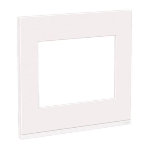 Imagem Produto PLACA 4X4 COM 6 ESPACOS HORIZONTAL BRANCA COM SUPORTE FENIX - SCHNEIDER