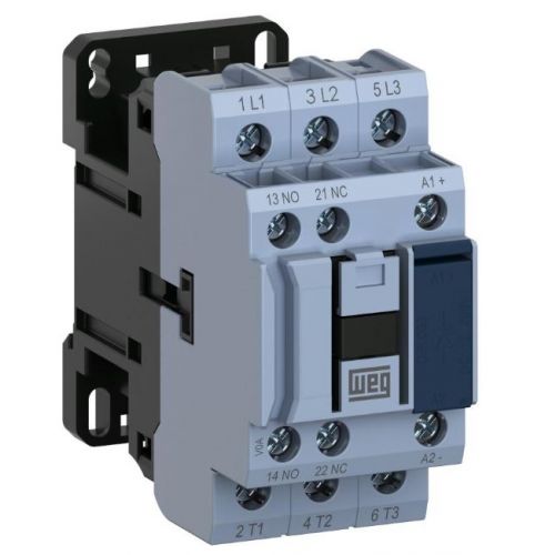 Imagem Produto CONTATOR PRINCIPAL TRIPOLAR 25A 1NA1NF 110VCA CWB25-11-30D13 - WEG