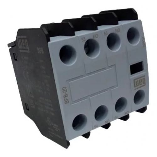 Imagem Produto BLOCO CONTATO AUXILIAR P/CONTATOR CWB 2NA FRONTAL BFB-20 - WEG