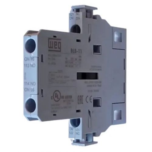 Imagem Produto BLOCO CONTATO AUXILIAR P/CONTATOR CWB 1NA1NF LATERAL BLB-11 - WEG