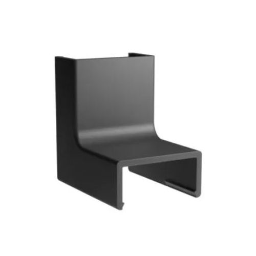 Imagem Produto COTOVELO P/CANALETA PVC SISTEMA X 20X10MM INTERNO PRETO (CONTEM 2 UNIDADES) - MAR GIRIUS