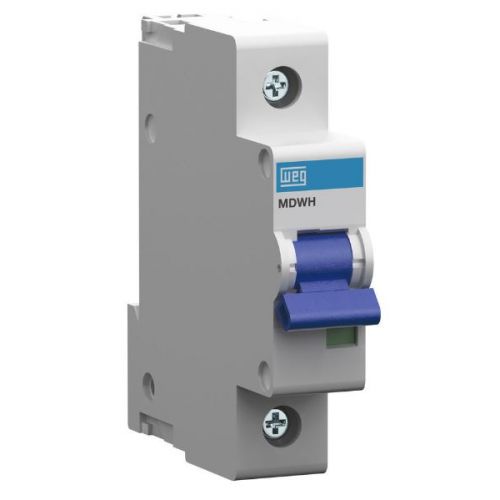 Imagem Produto DISJUNTOR DIN 1 POLO C10 3KA/400V E 5KA/230V ICN MDWH-C10 - WEG