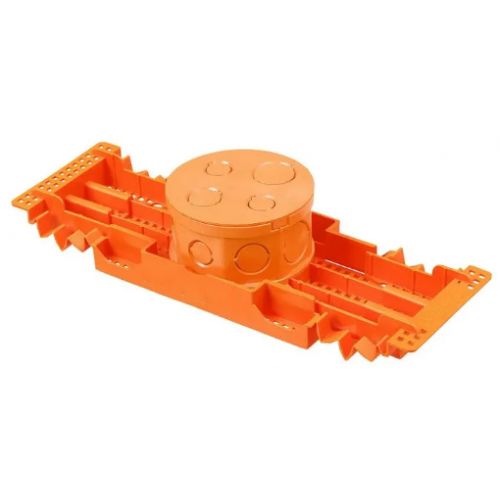 Imagem Produto CAIXA DERIVACAO PVC P/LAJE 4X4 FUNDO FIXO C/SUPORTE DE 30CM - TIGRE