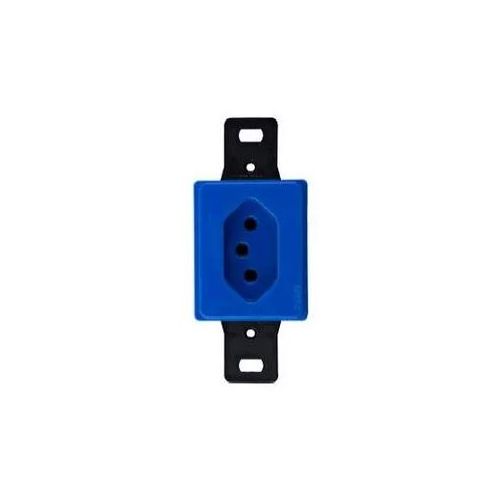 Imagem Produto TOMADA SIMPLES 2P+T 20A P/TAMPA CONDULETE C/3 ESPACOS AZUL - PEZZI