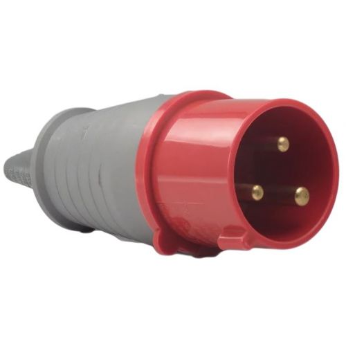 Imagem Produto PLUG BLINDADO MACHO 3 POLOS 32A 380/440VCA 9H VERMELHO IP44 - SOPRANO