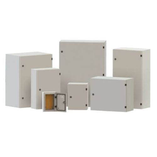 Imagem Produto CAIXA MONTAGEM METALICA SOBREPOR 600X400X200MM IP54 COM FLANGE - OPCAO PAINEIS 