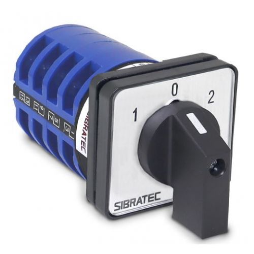Imagem Produto CHAVE TRANSFERENCIA MANUAL REDE/GERADOR TETRAPOLAR 32A 3 POSICOES LW28-32A-4P - SIBRATEC