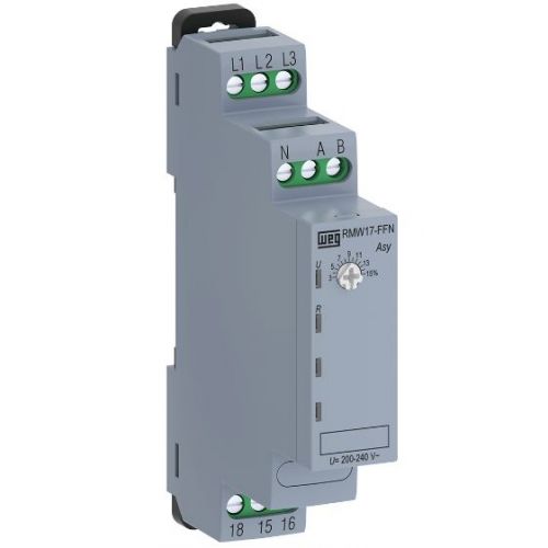 Imagem Produto RELE FALTA DE FASE C/NEUTRO 380/480VCA RMW17-FFN01D97 - WEG