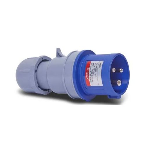 Imagem Produto PLUG BLINDADO MACHO 3 POLOS 32A 200/250V 6H AZUL IP44 H3276 - STECK