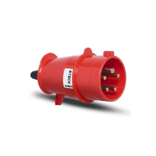 Imagem Produto PLUG BLINDADO MACHO 5 POLOS 16A 240/415V 6H VERMELHO IP44 H5076 - STECK