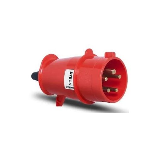 Imagem Produto PLUG BLINDADO MACHO 5 POLOS 32A 240/415V 6H VERMELHO IP44 H5276 - STECK