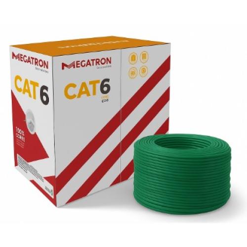 Imagem Produto CABO REDE CAT6 S/BLINDAGEM VERDE LSZH - MEGATRON