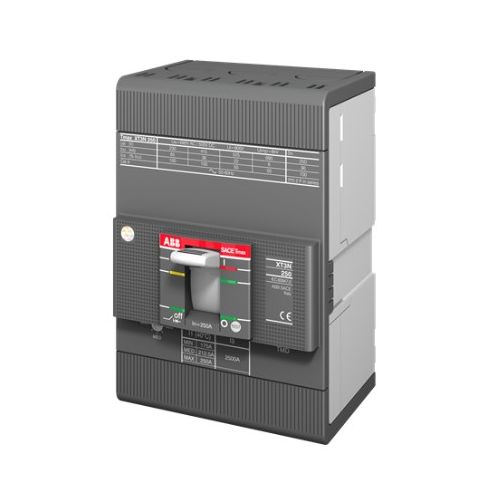 Imagem Produto DISJUNTOR CAIXA MOLDADA AJUSTAVEL 3 POLOS 140-200A 50KA EM 220V - ABB