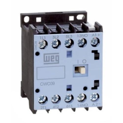 Imagem Produto MINI CONTATOR 9A 1NF 24VCA 60HZ  CWC09-01-30D02 - WEG