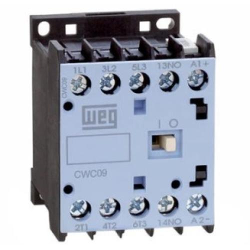 Imagem Produto MINI CONTATOR 9A 1NA 24VCA CWC09-10-30V04 - WEG
