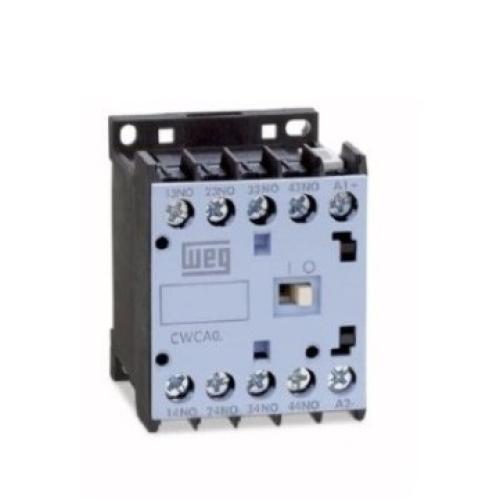 Imagem Produto MINI CONTATOR 10A 2NA 2NF 24VCC CWCA0-22-00C03 - WEG