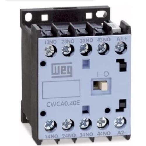 Imagem Produto MINI CONTATOR 10A 4NA 24VCC CWCA0-40-00C03 - WEG