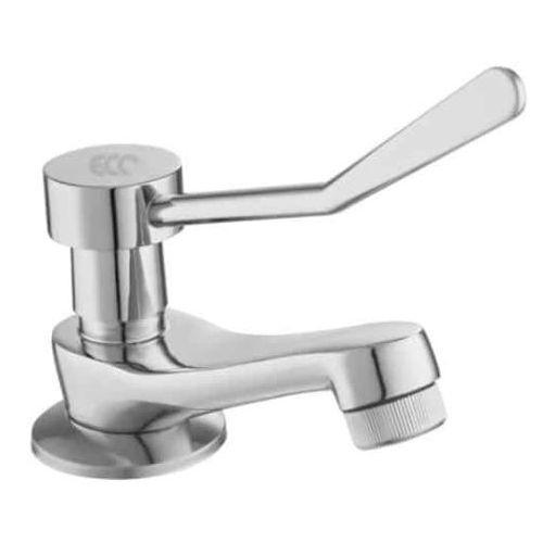 Imagem Produto TORNEIRA LAVATORIO METALICA MESA BICA BAIXA FIXA CROMADO C/ALAVANCA - ECO METAIS