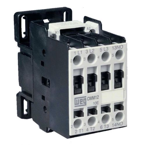 Imagem Produto CONTATOR PRINCIPAL TRIPOLAR 12A 2NA2NF 24VCA 50/60HZ CWB13-22-30V04 - WEG