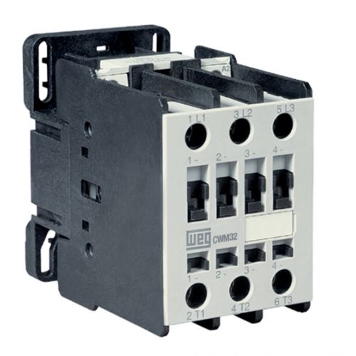 Imagem Produto CONTATOR PRINCIPAL TRIPOLAR 32A 2NA2NF 110VCA 50/60HZ CWM32-22-30V15 - WEG