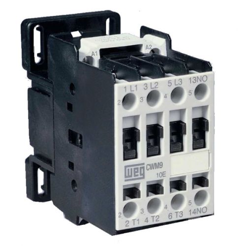 Imagem Produto CONTATOR TRIPOLAR 9A 2NA2NF 220VCA 50/60HZ CWM9-22-30V26 - WEG